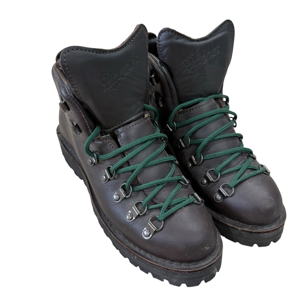 EUC Danner Mountain Lite II Leather Brown Hiking Boots Goretex
